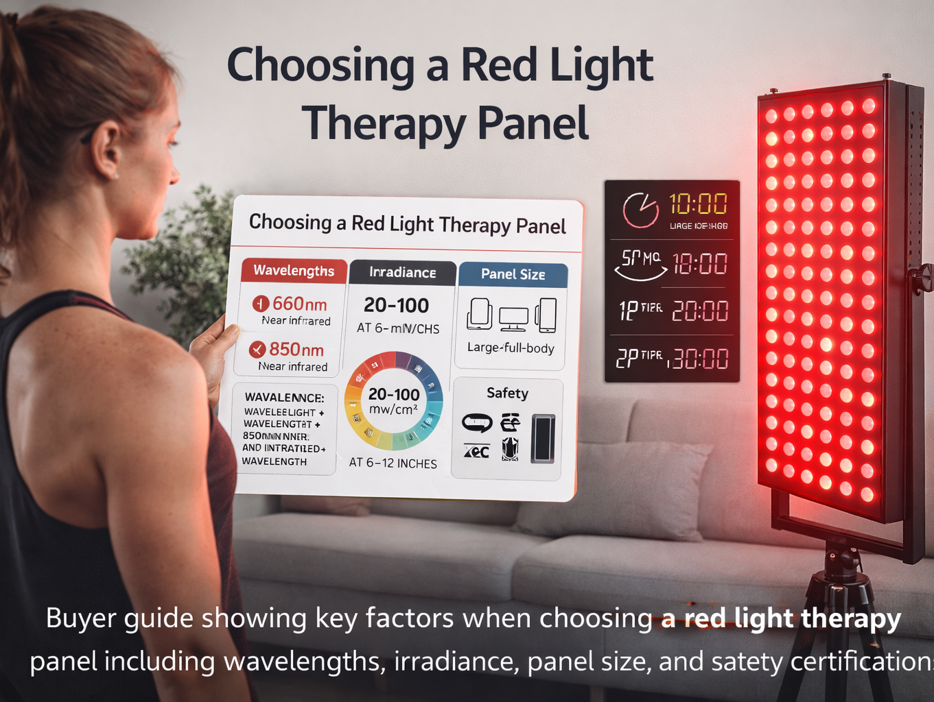 What Should You Look for When Buying a Red Light Therapy Panel?