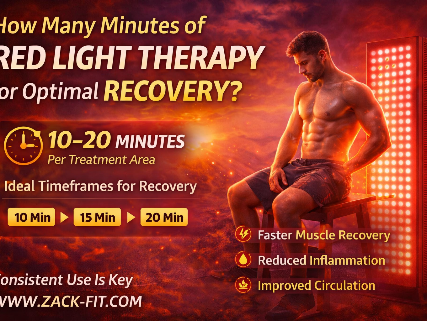 How Many Minutes of Red Light Therapy for Optimal Recovery?