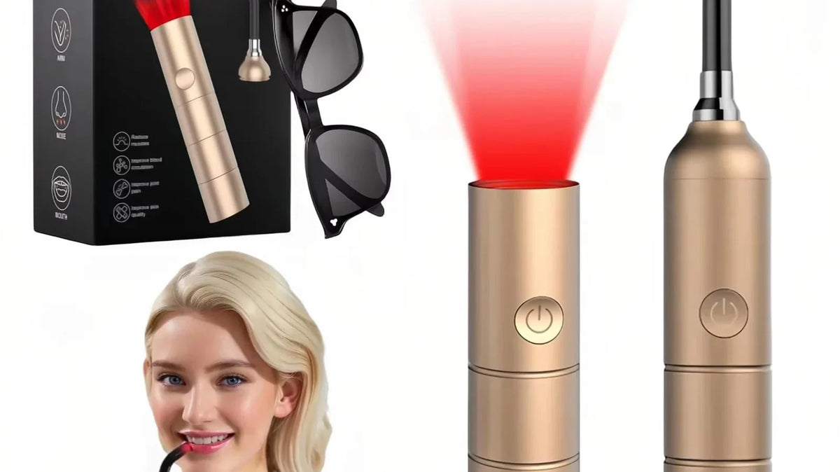 Red Light Therapy Nose Device – Multi-Wavelength Facial & Oral Wand – Red Light Facial Wand vs LED Mask | Zack Fitness