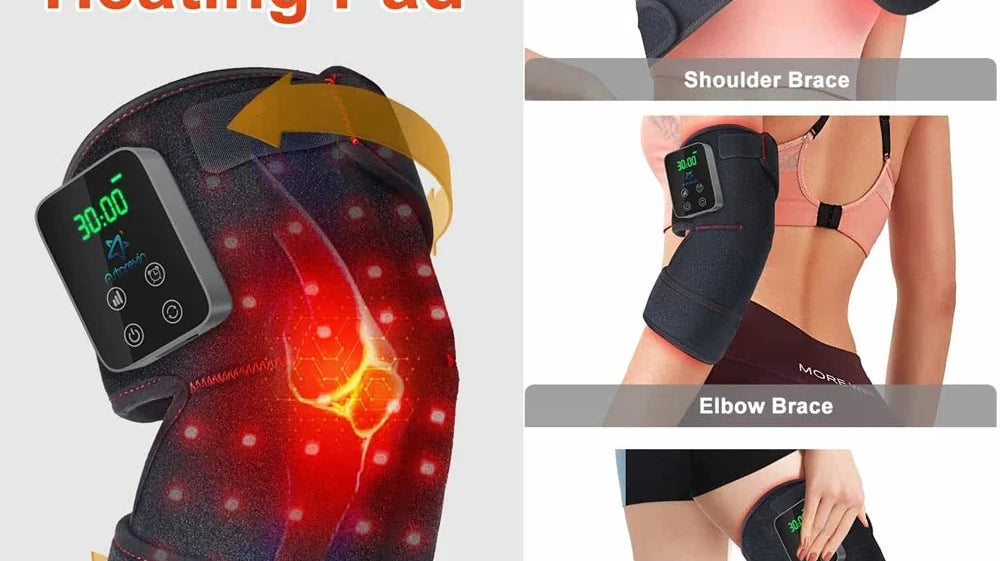 Red Light Therapy Knee Pad 660nm & 850nm – Joint Support & Muscle Recovery – Red Light Therapy Wraps Compared: Knee Pad, Belt or Foot Wrap? | Zack Fitness