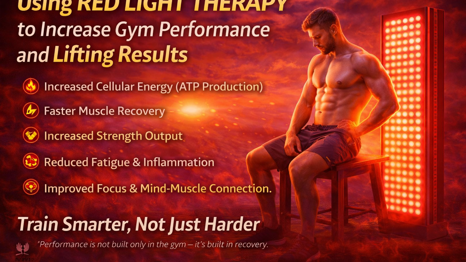 How Red Light Therapy Improves Strength, Recovery, and Gym Performance