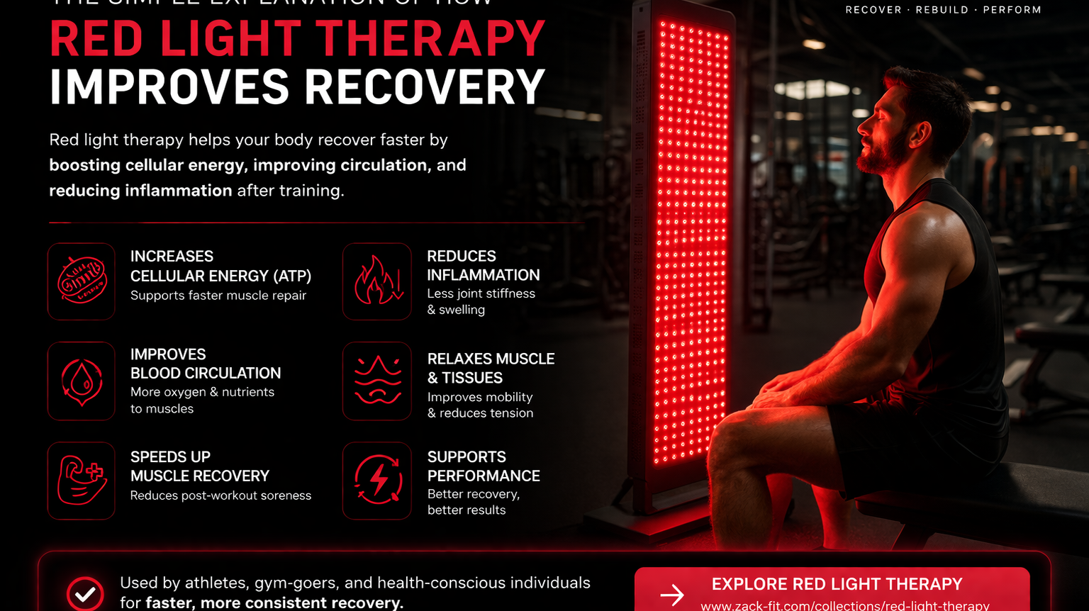 The Simple Explanation of How Red Light Therapy Improves Recovery