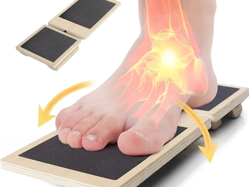 Wooden Ankle Balance Trainer – Foot & Ankle Strength Training Board – Ankle Balance Board vs Resistance Band for Foot Strength | Zack Fitness