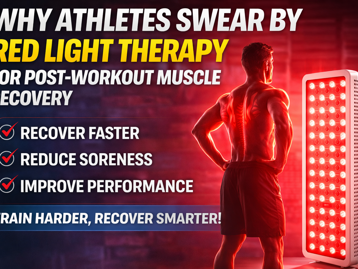 Why Athletes Swear By Red Light Therapy