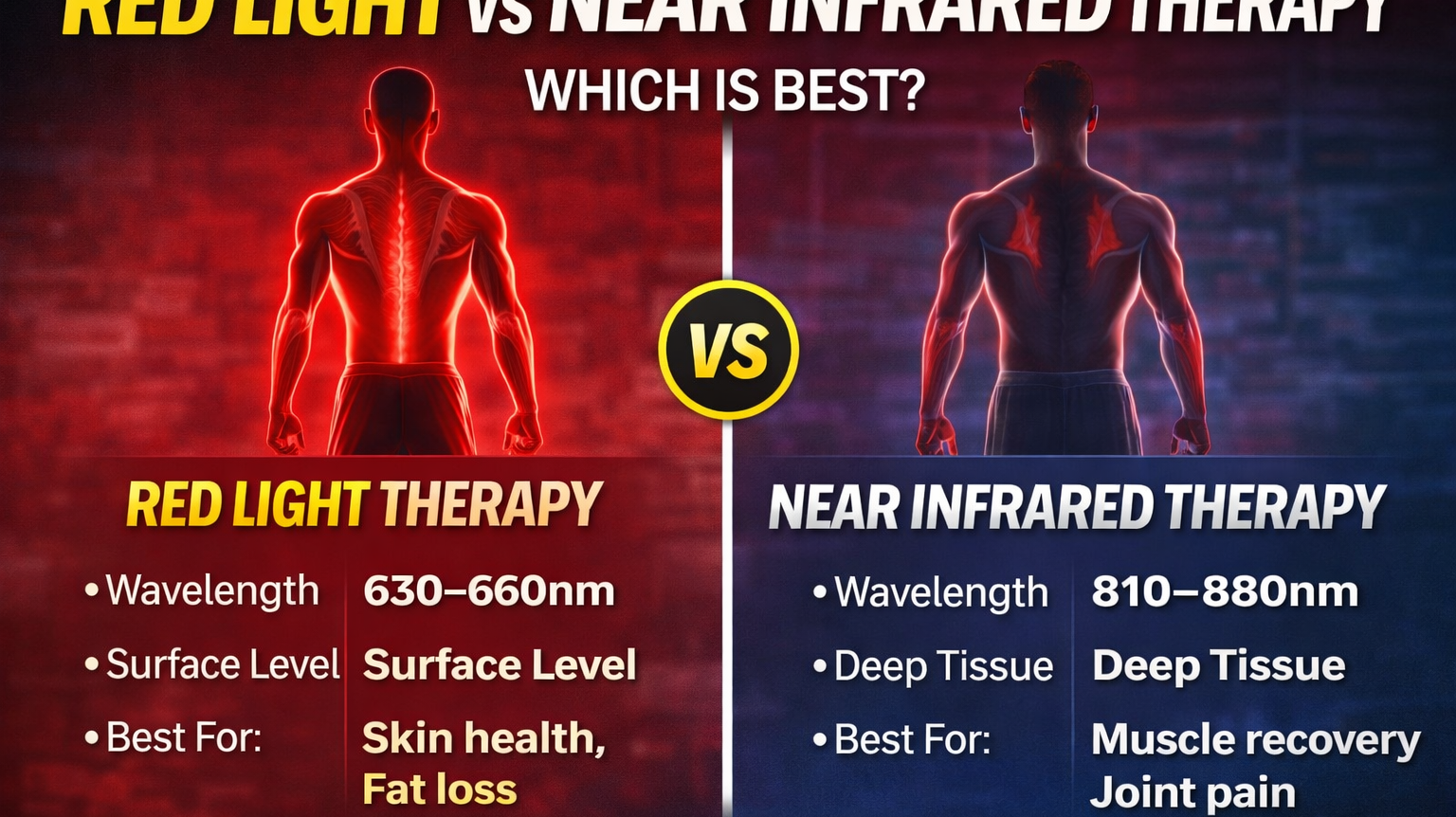 Comparing Red Light and Near Infrared Therapy Explained: Which is Best