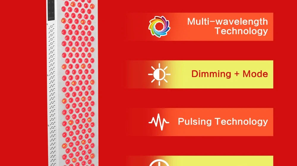 RLP200 V2 144-LED Red Light Therapy Panel | 9 Wavelengths, 163mW/cm² – Full-Spectrum Red Light Panels Compared: RLP200 vs RLPRO vs RLPRO200 | Zack Fitness