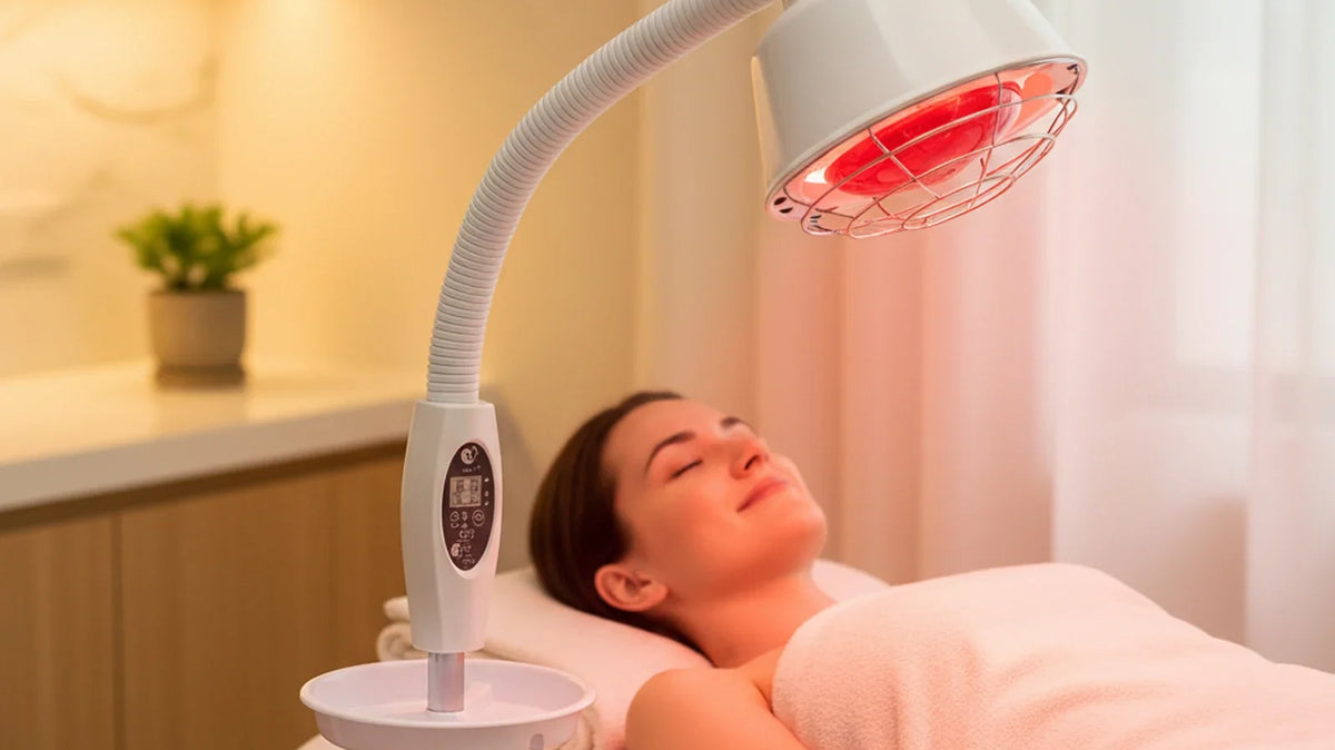Infrared Heat Therapy Lamp 275W for Muscle & Joint Pain Relief – Infrared Heat Lamp vs Massage Gun vs Foam Roller | Zack Fitness