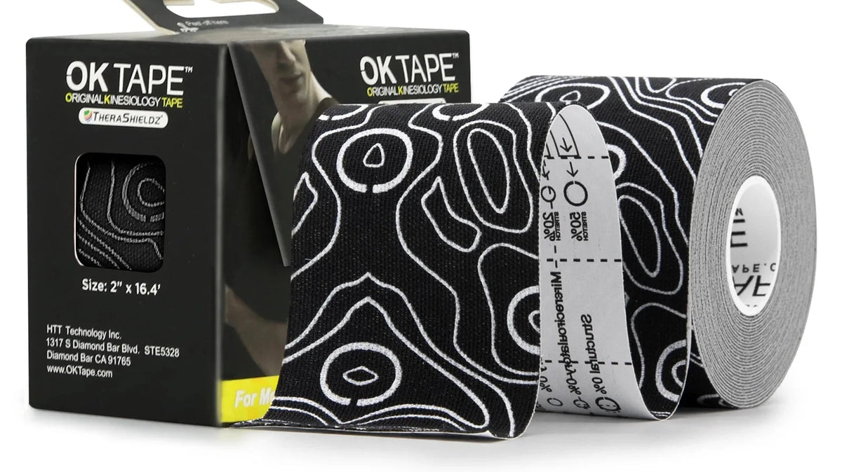 OKTAPE PRO Kinesiology Tape | Waterproof, Latex-Free & Breathable – Kinesiology Tape vs Elbow Sleeve: When Does Each Make Sense? | Zack Fitness