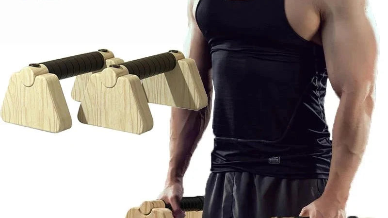 Wooden Push-Up Bars for Calisthenics – Beech Wood Parallettes – Parallettes vs Push-Up Board: Which Builds Better Upper-Body Strength? | Zack Fitness