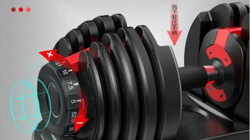 Adjustable Dumbbell 40kg Fast-Lock for Home Strength Training – Adjustable Dumbbells vs Kettlebells for a Home Gym | Zack Fitness