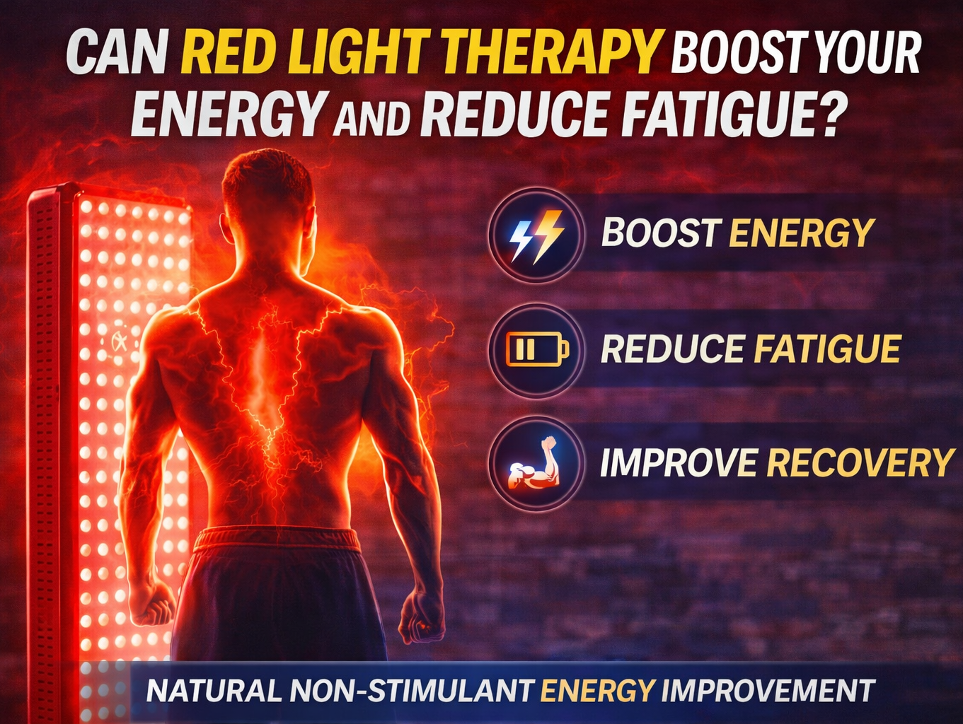 How Red Light Therapy Boosts Energy