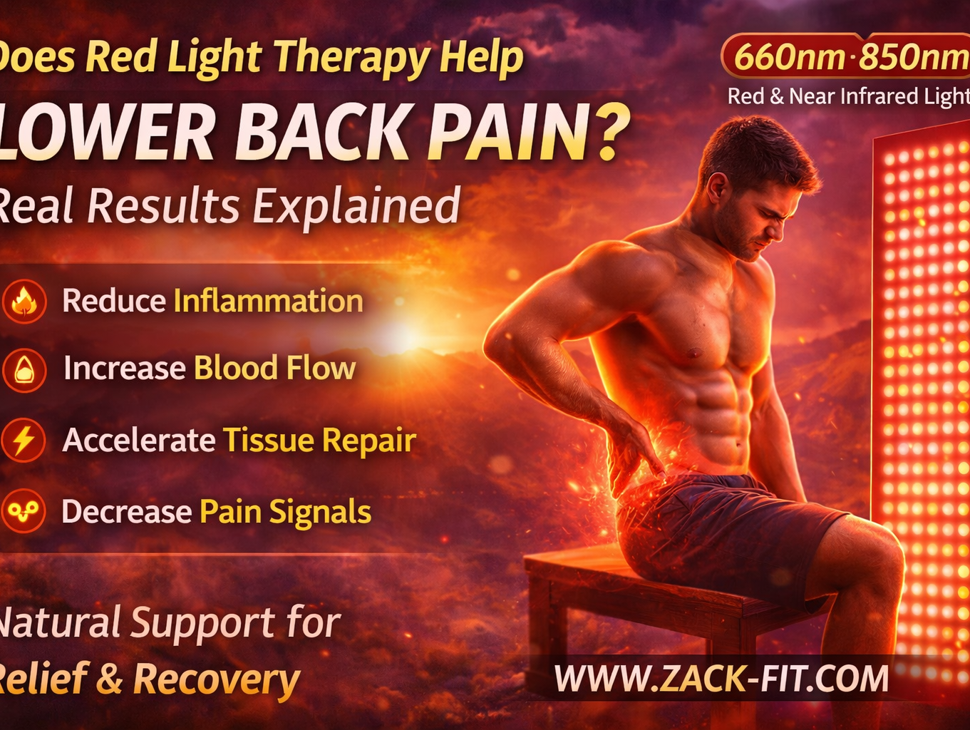 Does Red Light Therapy Help Lower Back Pain? Real Results Explained