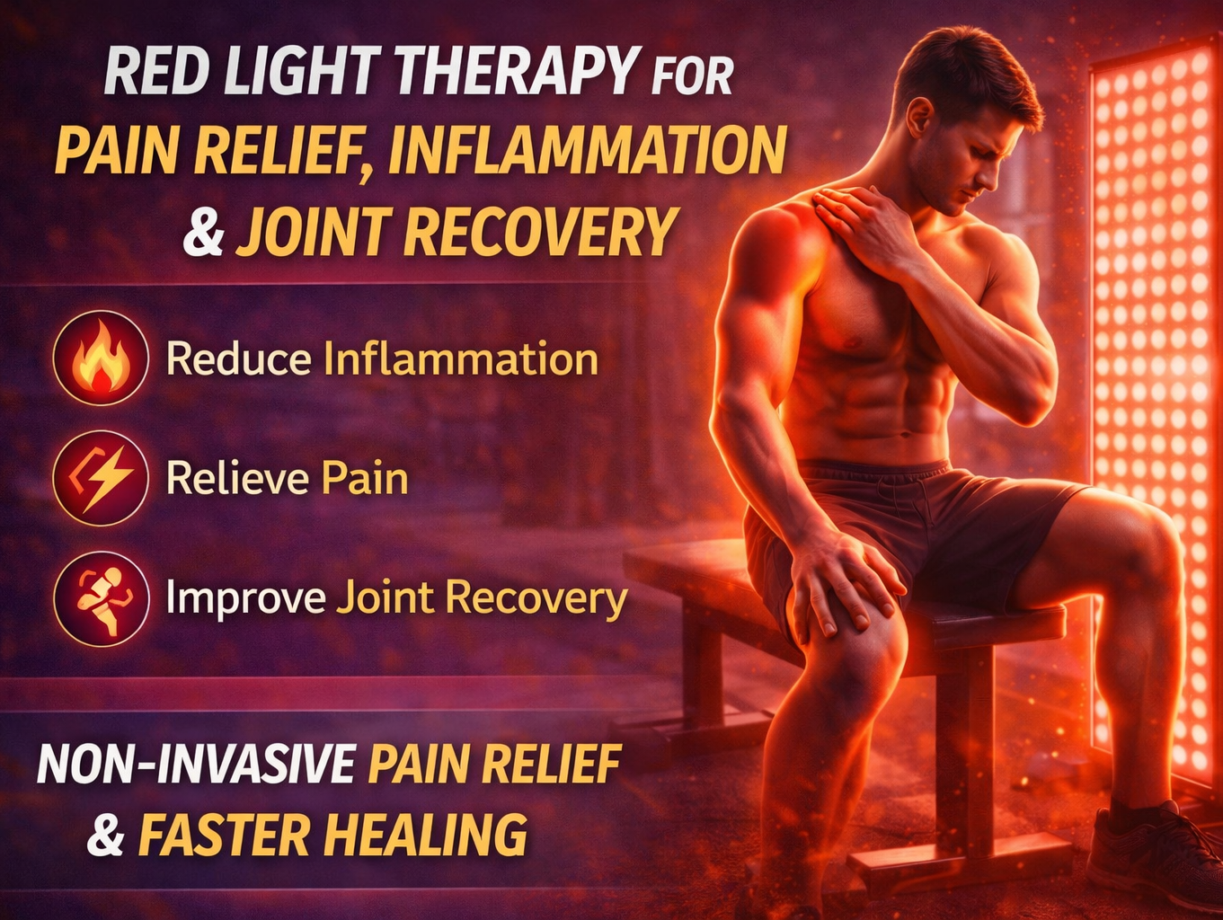 Red Light Therapy for Pain Relief, Inflammation & Joint Recovery