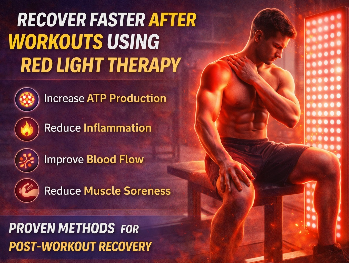 How to Recover Faster After Workouts Using Red Light Therapy