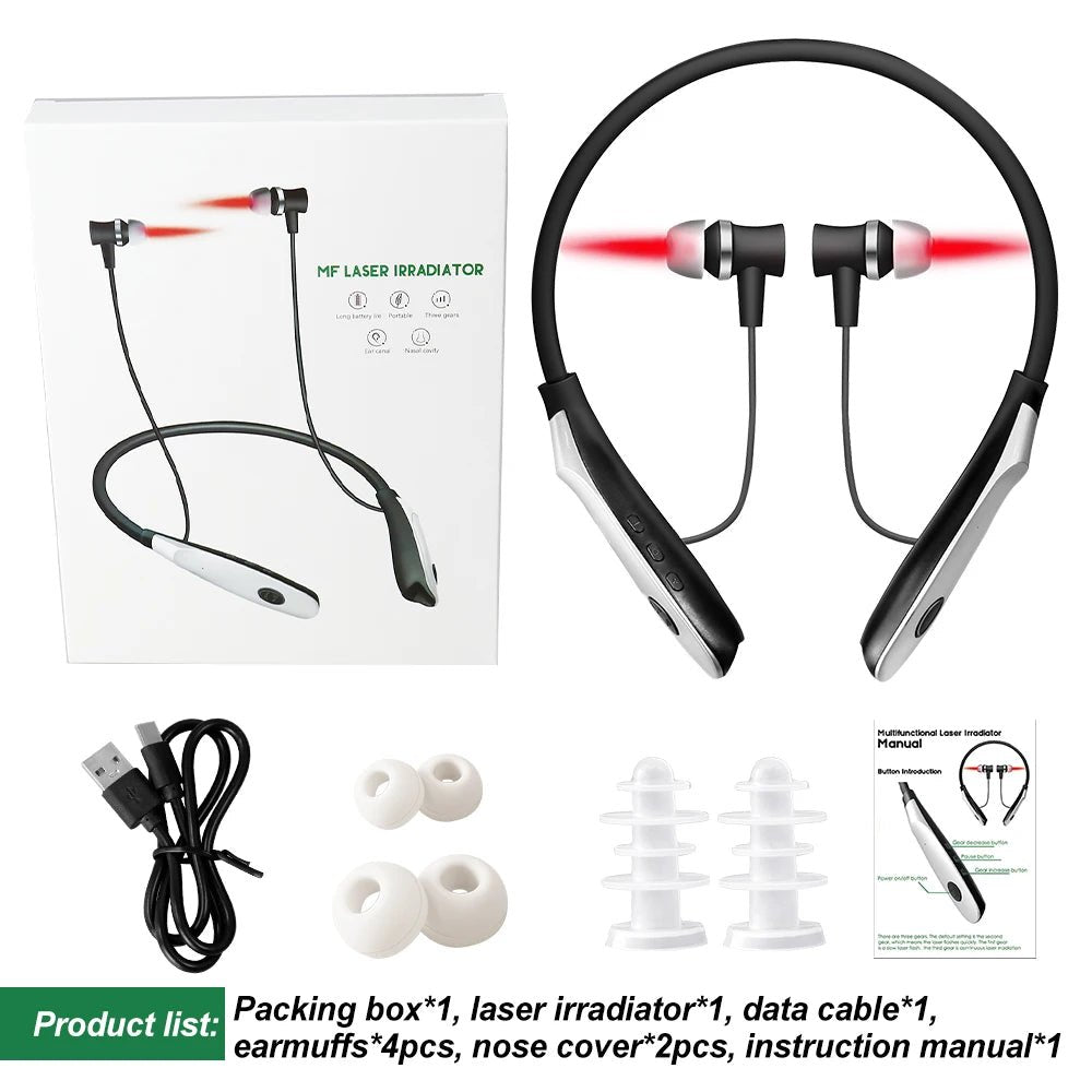 650nm laser therapy device supporting ear wellness and circulation