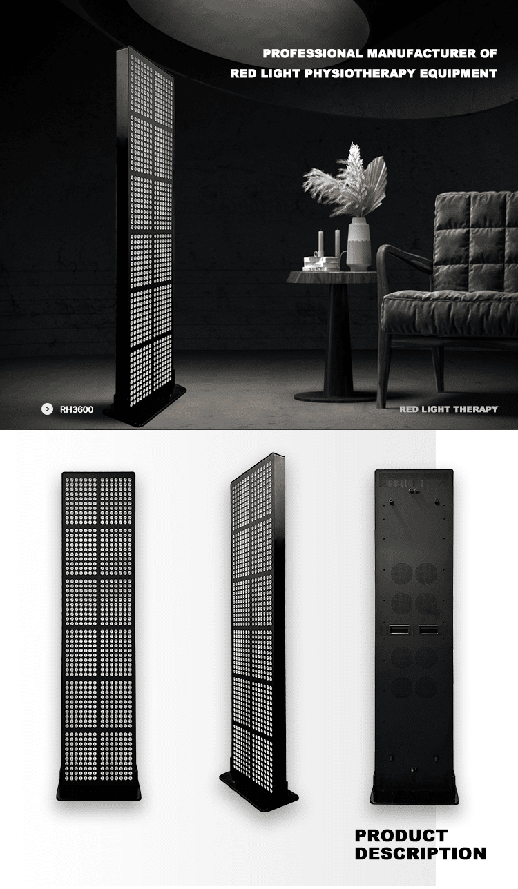 full body red light panel designed for professional gym environments