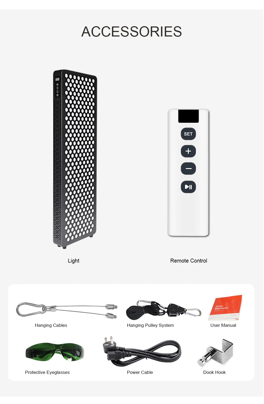 full body red light therapy system with adjustable stand