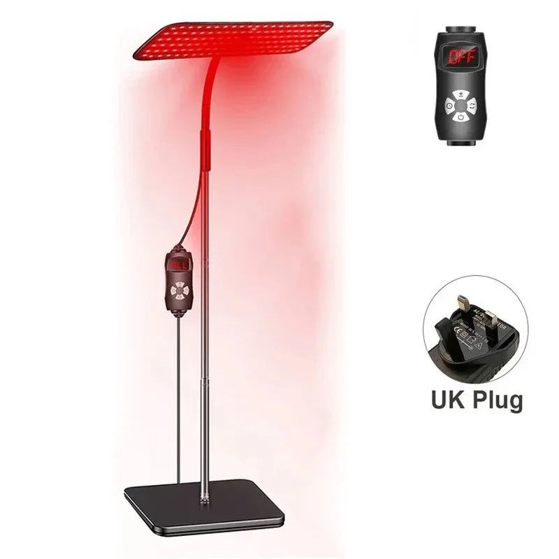 full body red light therapy panel using 660nm red and 850nm infrared wavelengths for recovery