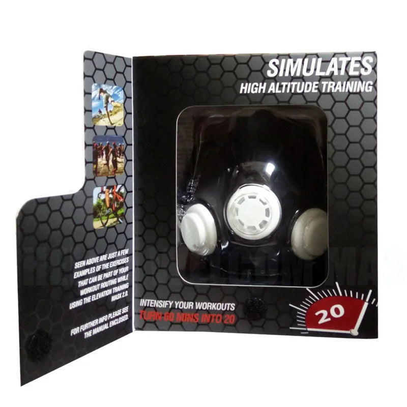 JAISATI Elevation Training Mask 2.0 β Adjustable Breathing Resistance for Sports & Weight Loss - Zack Fitness