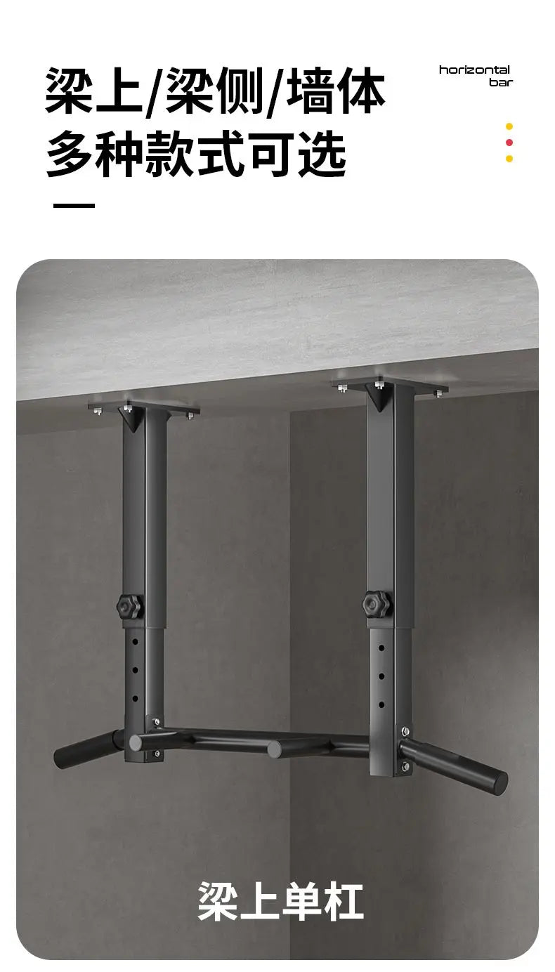 wall mounted pull up bar hanging leg raises core workout