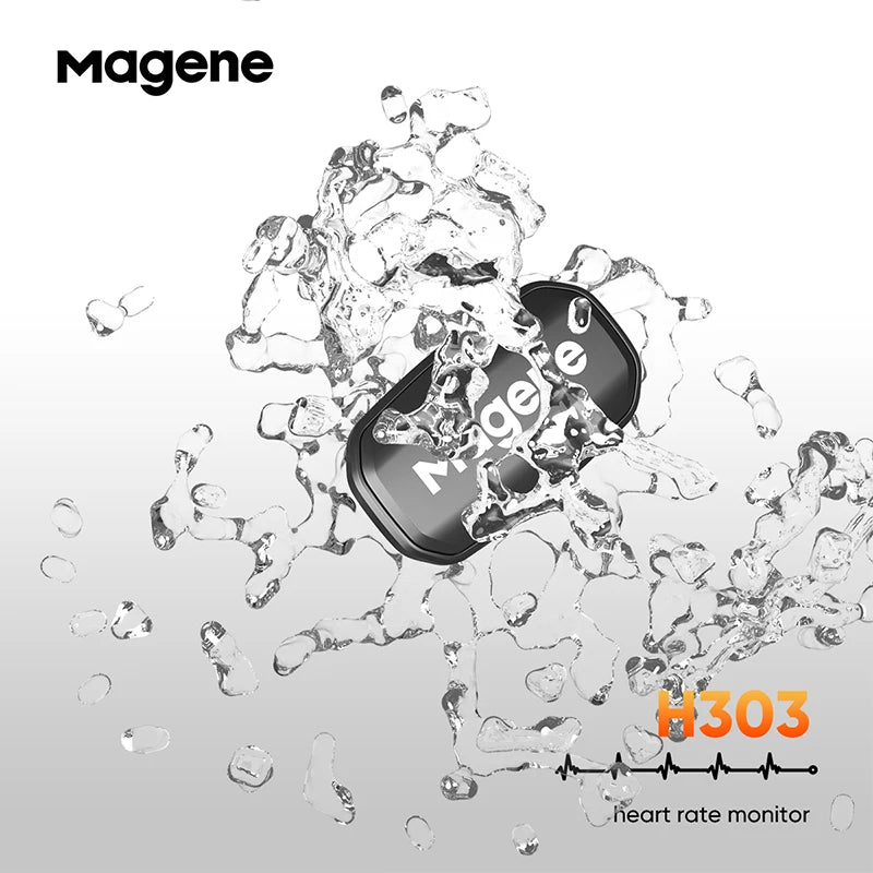 Magene H303 Heart Rate Monitor | Dual Bluetooth & ANT+ Chest Strap - Zack Fitness