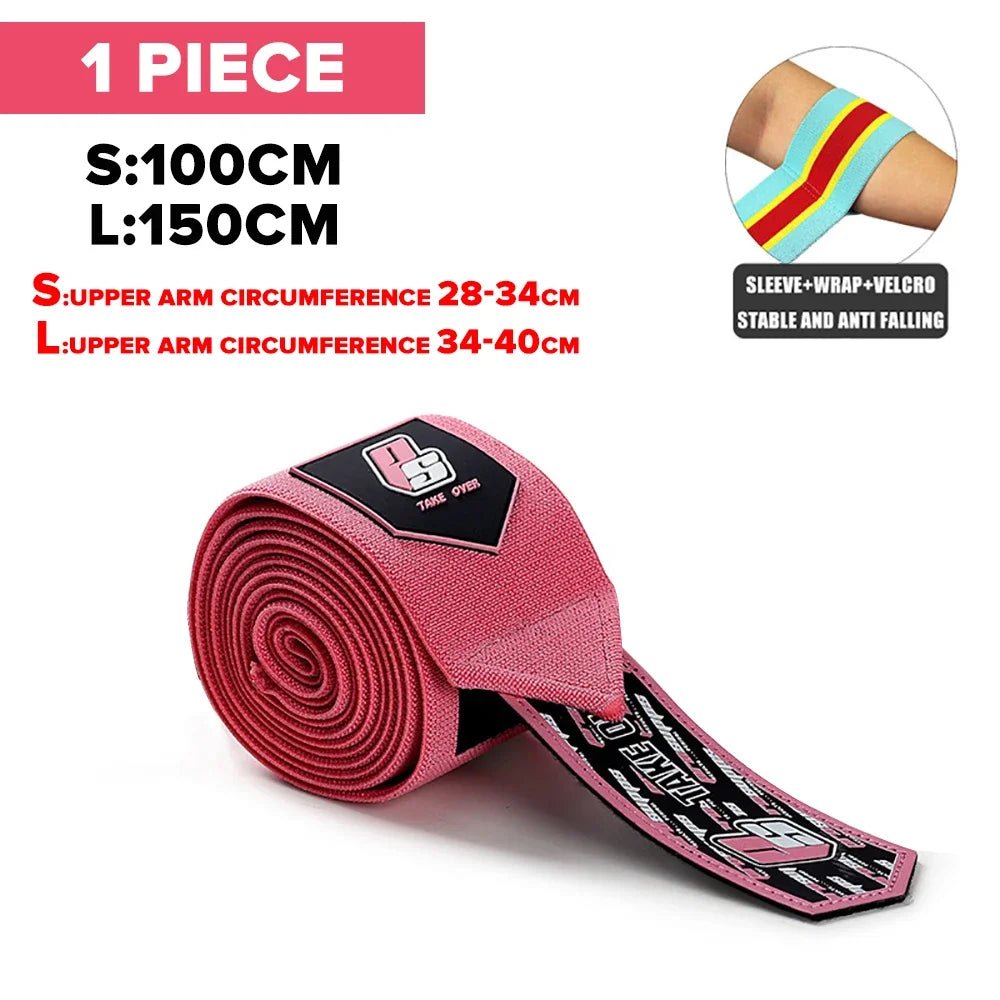 heavy duty weightlifting elbow wrap support for gym workouts