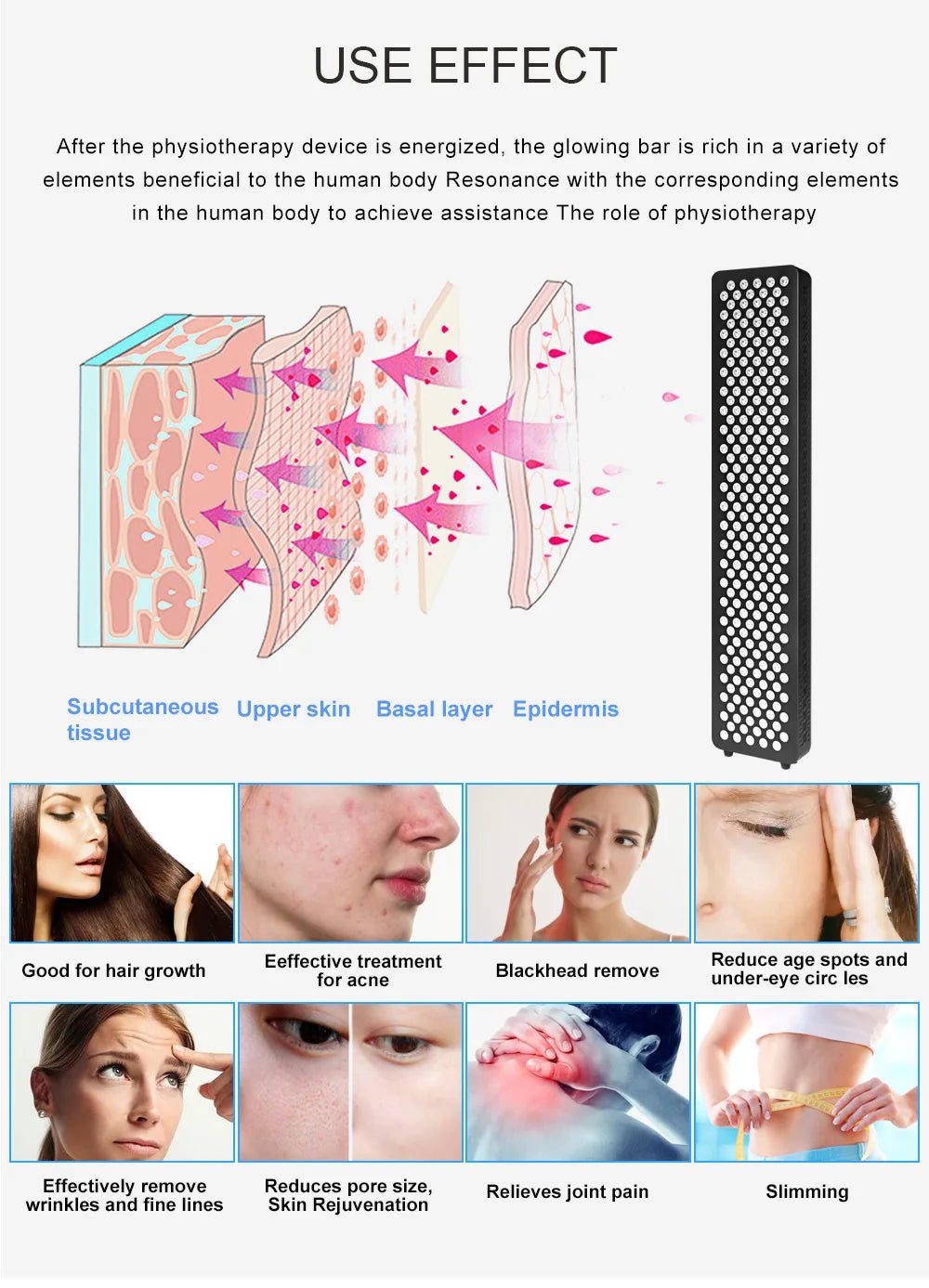 high output red light therapy panel for wellness and recovery