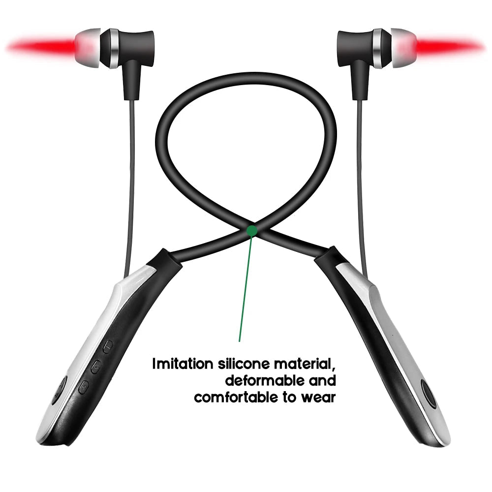 Portable 650nm low-level laser device for ear wellness at home