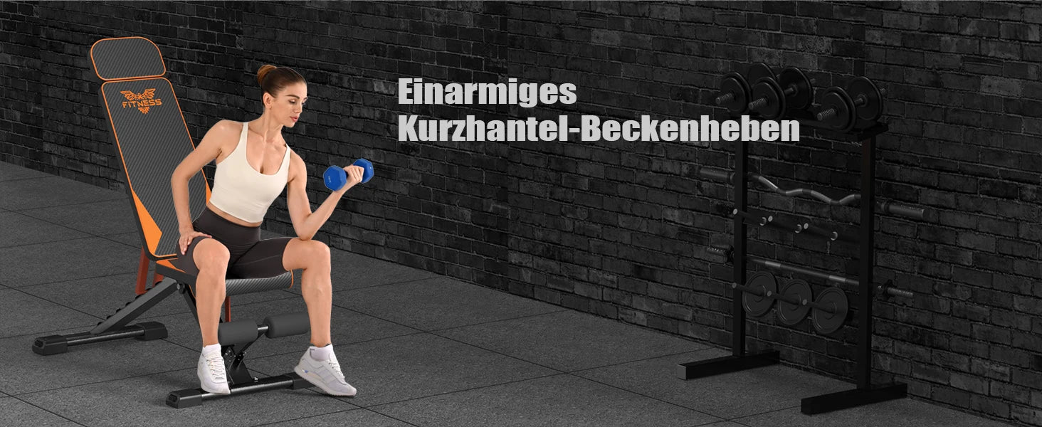 Multi angle adjustable bench designed for strength, muscle building and conditioning at home