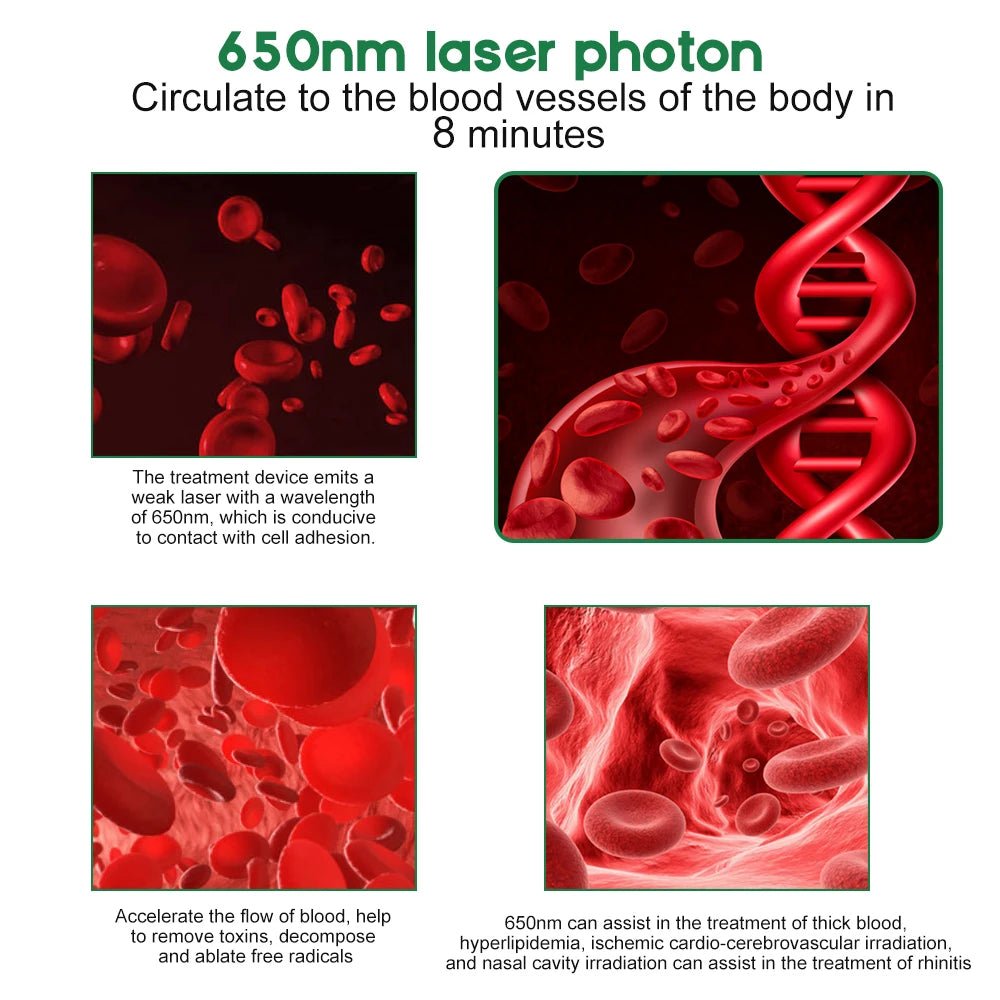 Portable 650nm ear laser device suitable for wellness routines