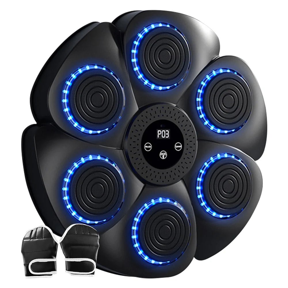 Boxing light trainer designed to improve reaction speed and hand-eye coordination.