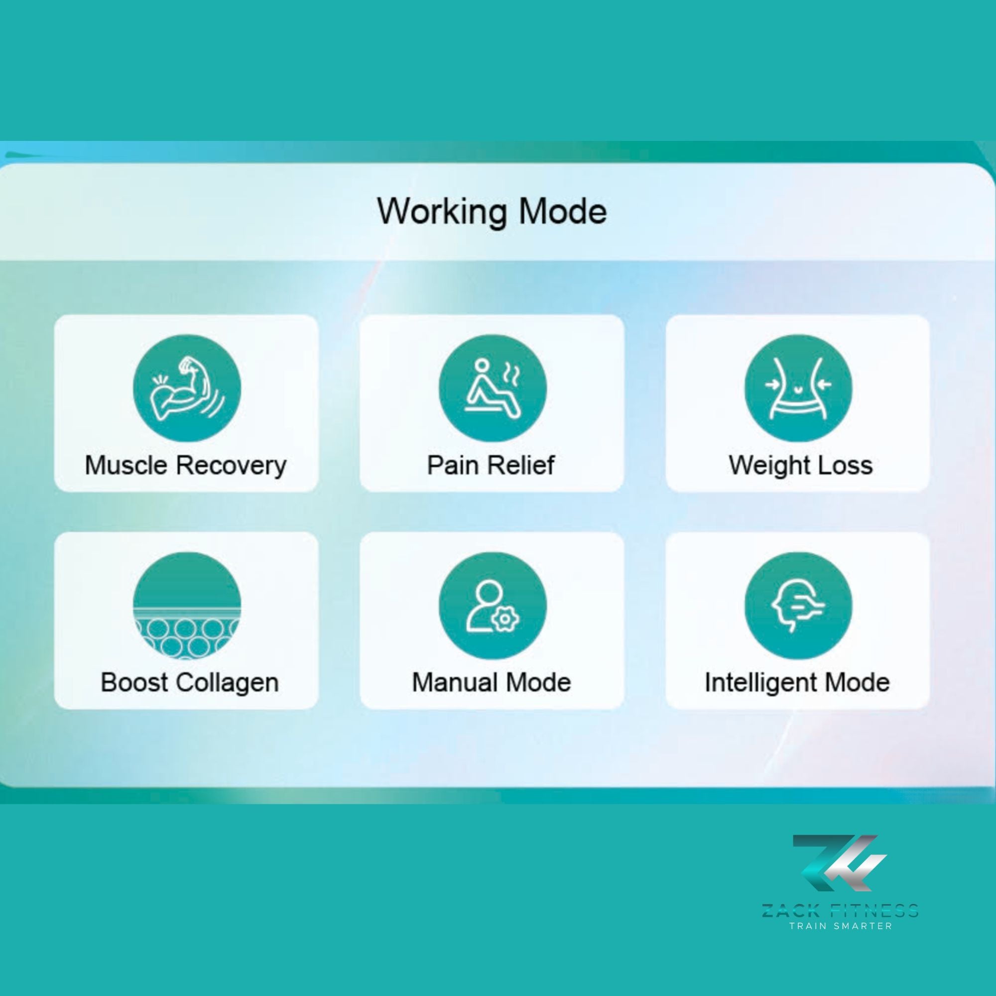 Red light therapy bed working modes pain relief weight loss muscle recovery collagen boost intelligent mode