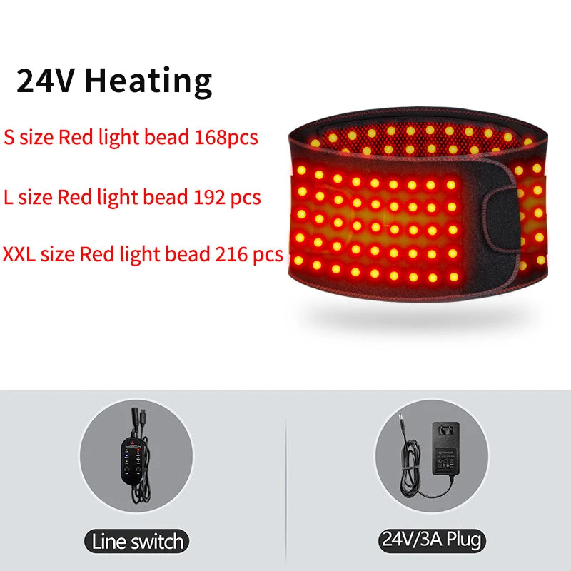 Red light therapy belt commonly bought by people searching back pain relief solutions