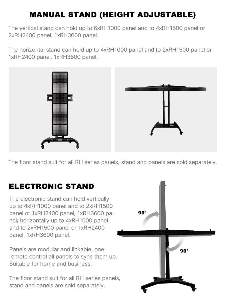 red and near infrared light therapy panel for anti aging and skin health