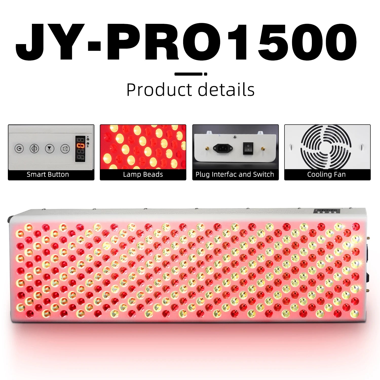 Red light therapy panel used in professional wellness studio or clinic environment