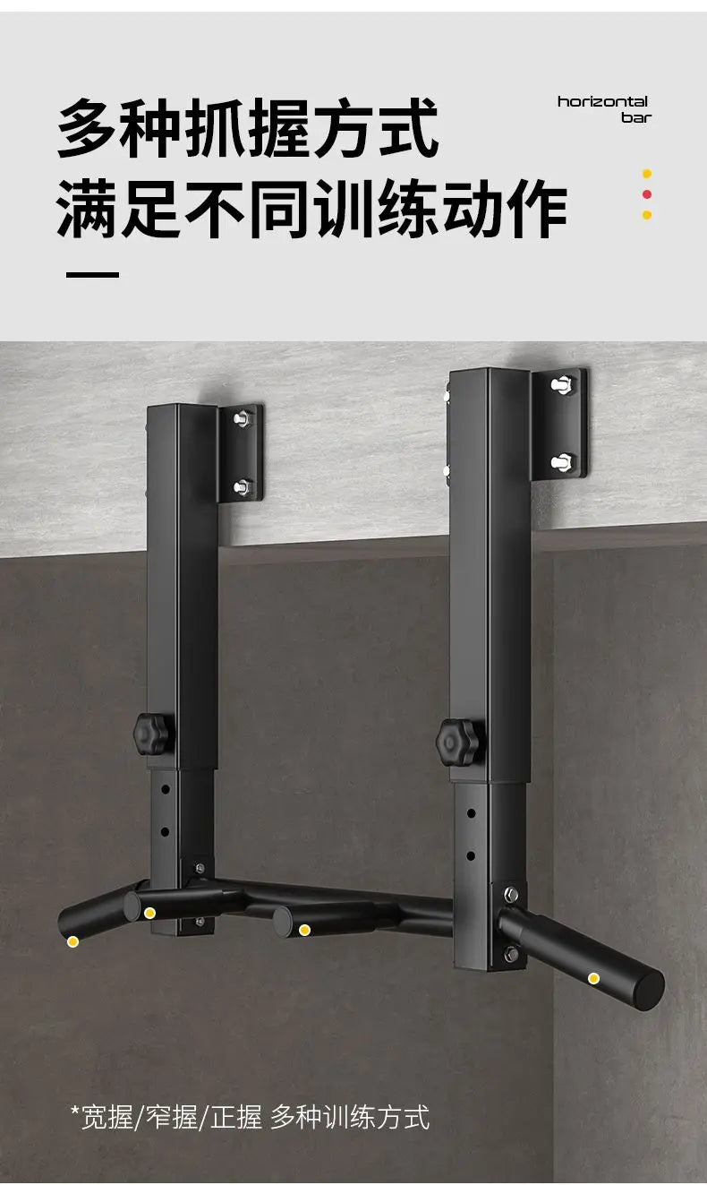 Wall-Mounted Pull-Up Bar with Sandbag Rack – Heavy-Duty Home Fitness Equipment for Strength Training - Zack Fitness