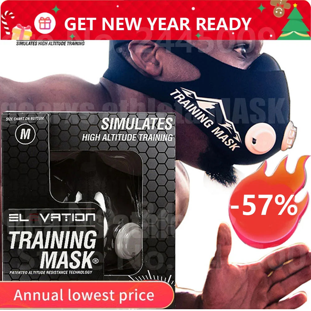 JAISATI Elevation Training Mask 2.0 β Adjustable Breathing Resistance for Sports & Weight Loss - Zack Fitness