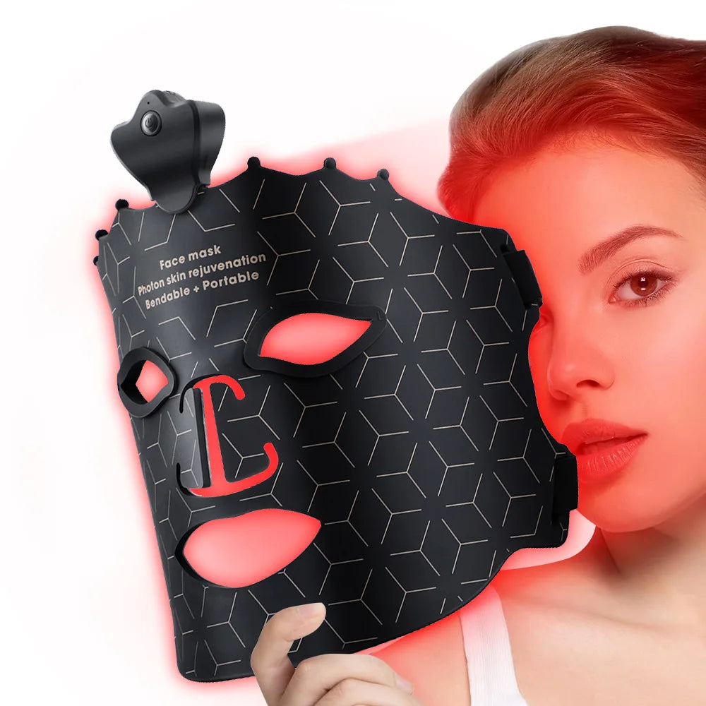 UBilli 7-Color LED Facial Mask – Red Light Therapy for Skin & Wrinkles - Zack Fitness