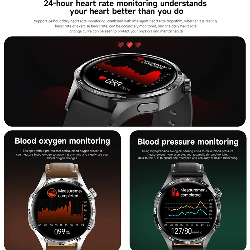 GT5 PRO Smart Watch – AMOLED Display, GPS, NFC & Heart Rate - Zack Fitness