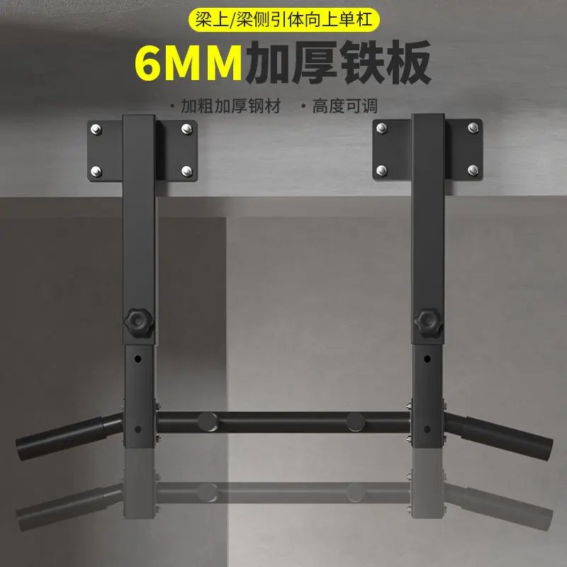 Wall-Mounted Pull-Up Bar with Sandbag Rack – Heavy-Duty Home Fitness Equipment for Strength Training - Zack Fitness