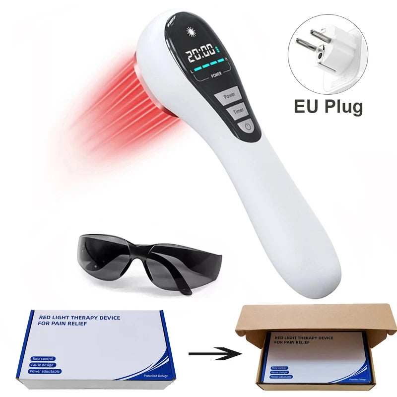 650nm & 808nm Red Light Therapy Laser Device – Pain & Recovery Tool - Zack Fitness