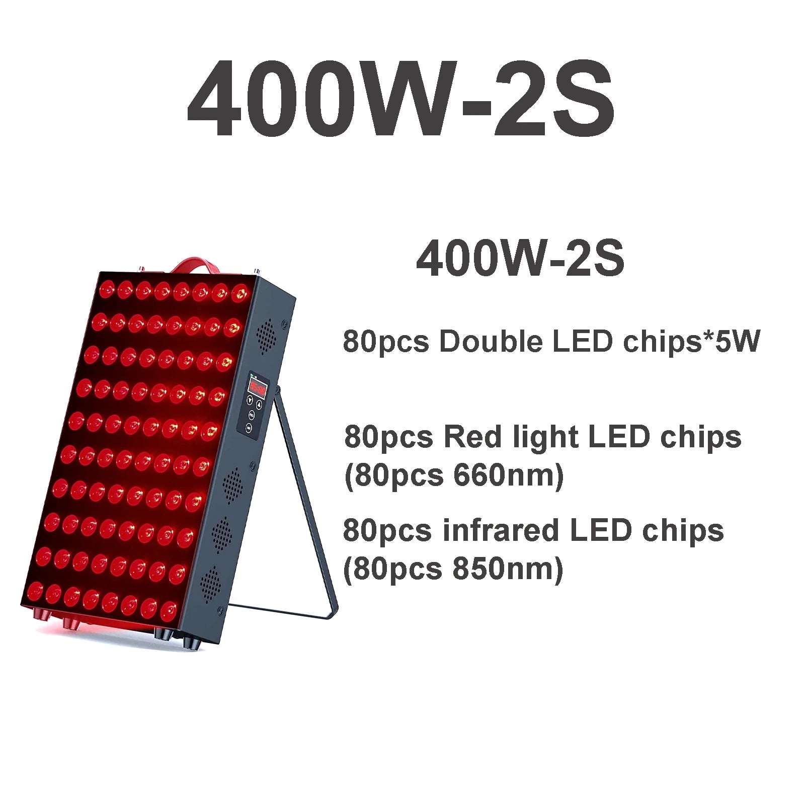 Dual Chip Red Light Therapy Panel 630nm 850nm – Face & Body Care - Zack Fitness