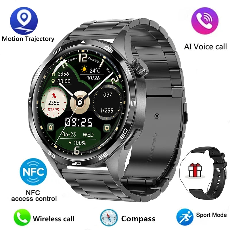 GT5 PRO Smart Watch – AMOLED Display, GPS, NFC & Heart Rate - Zack Fitness