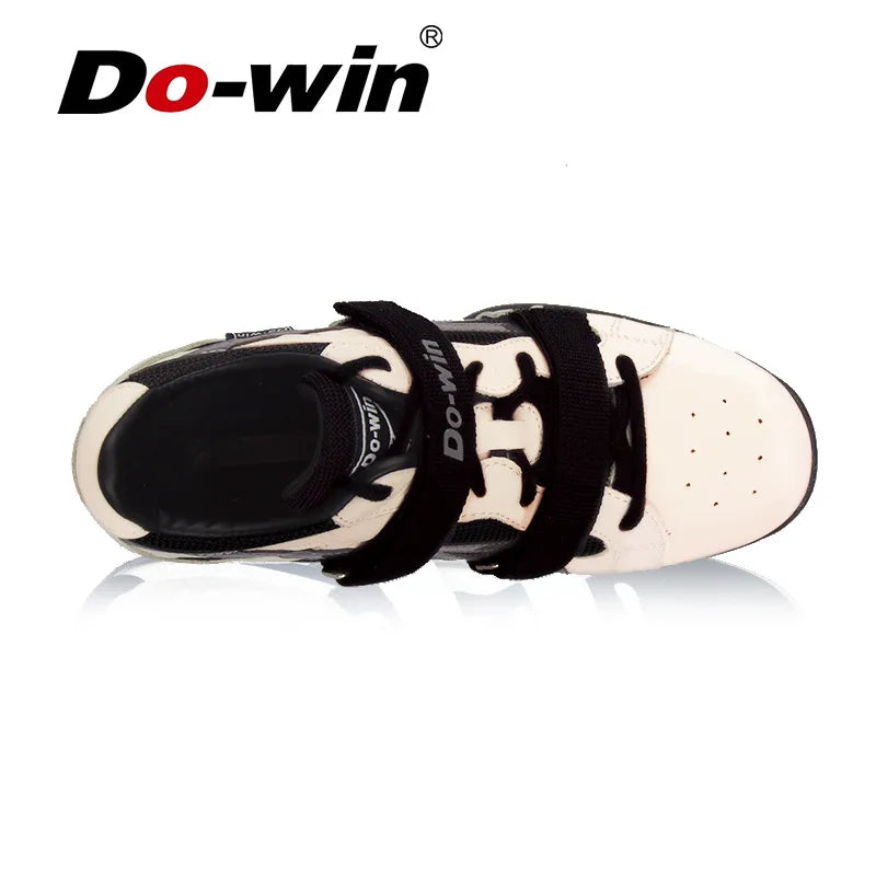 Do-win Genuine Leather Squat Shoes Weight Lifting Shoes Gym Barbell Training Professional Men Women Competition Sneakers - Zack Fitness