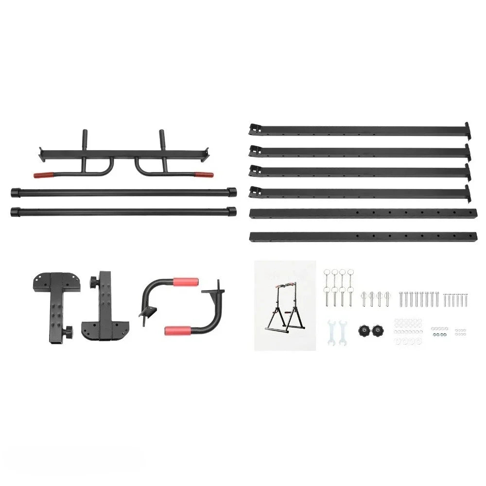 Freestanding Foldable Pull-Up Bar Station – Adjustable Height & 200KG Capacity for Home Strength Training - Zack Fitness