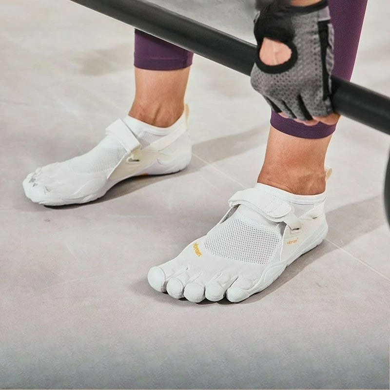 White Mesh Gym Shoes for Women | Lightweight, Breathable Trainers - Zack Fitness