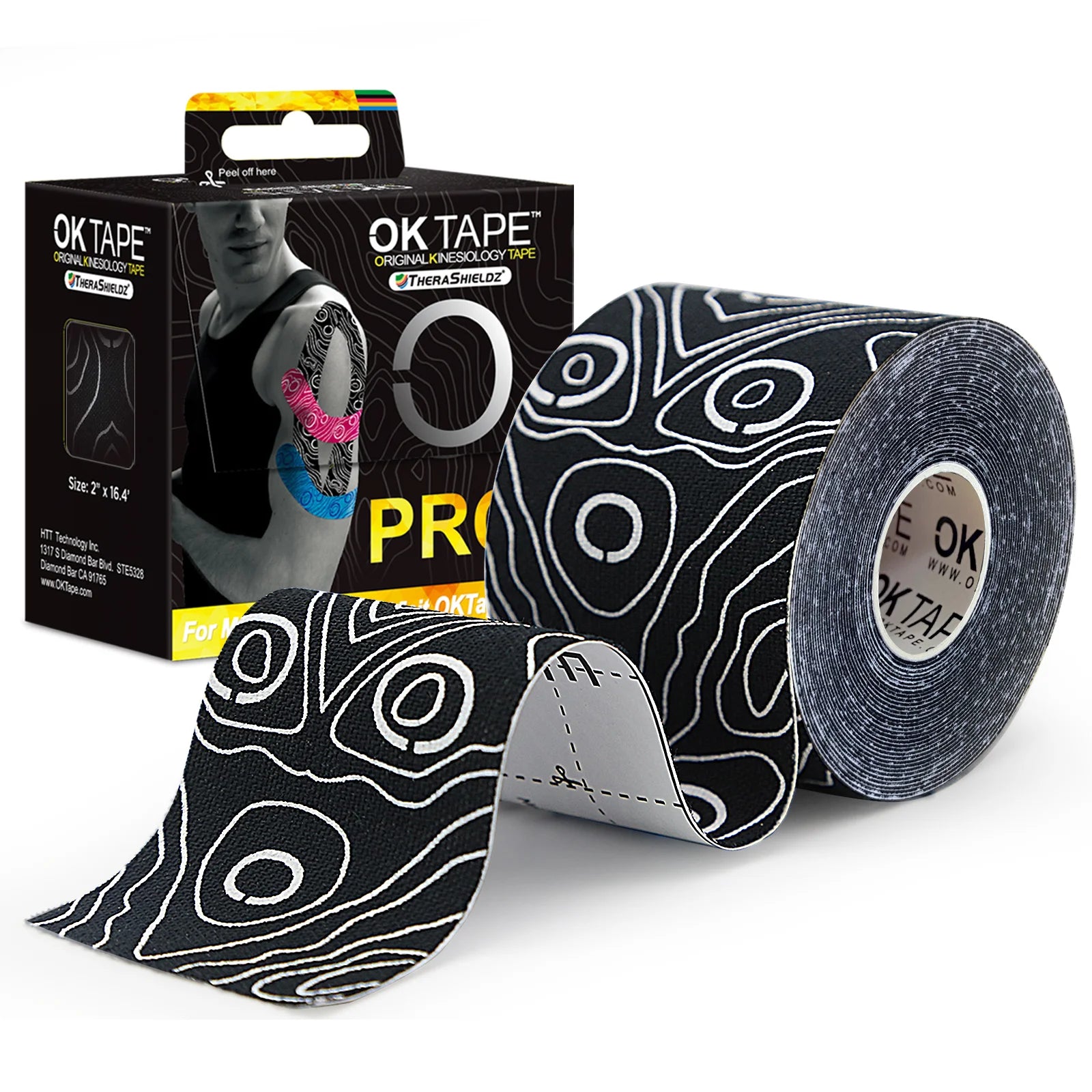 OKTAPE PRO Kinesiology Tape | Waterproof, Latex-Free & Breathable - Zack Fitness