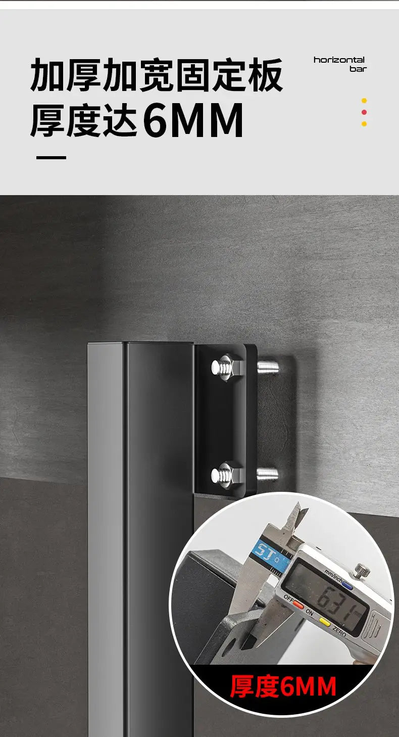 Wall-Mounted Pull-Up Bar with Sandbag Rack – Heavy-Duty Home Fitness Equipment for Strength Training - Zack Fitness