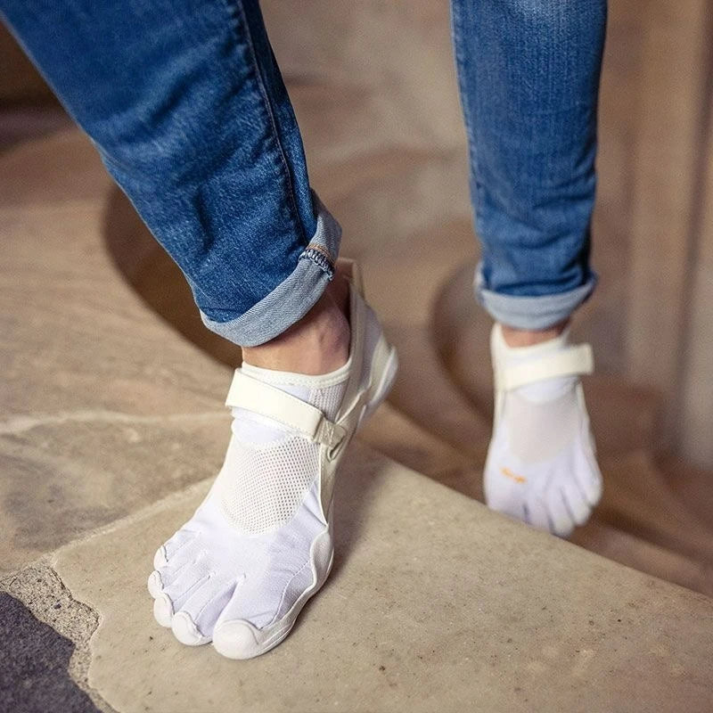 White Mesh Gym Shoes for Women | Lightweight, Breathable Trainers - Zack Fitness