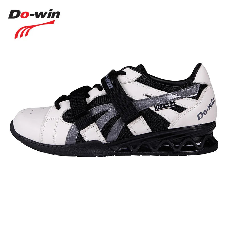 Do-win Genuine Leather Squat Shoes Weight Lifting Shoes Gym Barbell Training Professional Men Women Competition Sneakers - Zack Fitness
